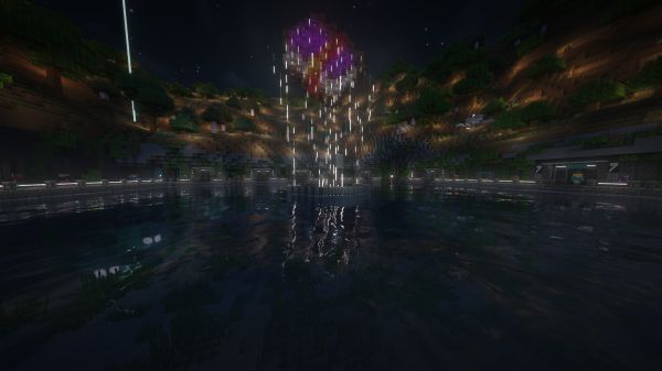 Der Eingang zur Everdeep Cyberpunk City 