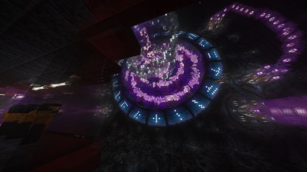 Nether Core XP Aurum Factory, Dimenstionstor