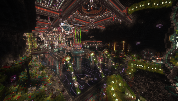 Nether Core XP Aurum Factory, Dimenstionstor